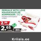 Allahindlus - PERGALE WITH LOVE
MAASIKASUFLEE
KOMMIKARP, 342 g