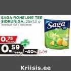 Allahindlus - SAGA ROHELINE TEE
SIDRUNIGA, 25x1,3 g