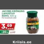 Allahindlus - JACOBS KRÖNUNG
LAHUSTUV
KOHV, 100 g