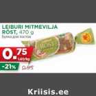 Allahindlus - LEIBURI MITMEVILJA
RÖST, 470 g