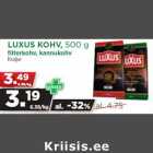 LUXUS KOHV, 500 g
fi lterkohv, kannukohv