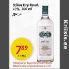 Allahindlus - Džinn Dry Reval, 40%, 700 ml