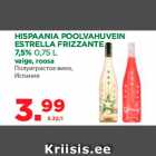 Allahindlus - HISPAANIA POOLVAHUVEIN ESTRELLA FRIZZANTE