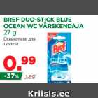 Allahindlus - BREF DUO-STICK BLUE
OCEAN WC VÄRSKENDAJA
27 g