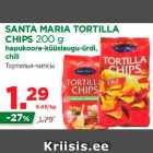 Allahindlus - SANTA MARIA TORTILLA
CHIPS 200 g