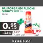 Allahindlus - PAI PORGANDI PLOOMI
SMUUTI 280 ml