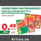 Allahindlus - KNORR MENU MAITSEAINESEGU