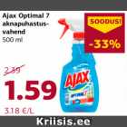 Ajax Optimal 7 aknapuhastusvahend 500 ml