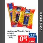 Allahindlus - Makaronid Divella, 500 g

