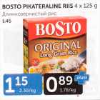 Allahindlus - BOSTO PIKATERALINE RIIS 4 X 125 G