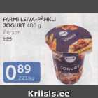 FARMI LEIVA-PÄHKLI JOGURT 400 G