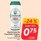 Alkoholivaba õlu
Clausthaler Original,
500 ml
