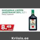 Allahindlus - SAKSAMAA LIKÖÖR
JAGDTRAUM 30%, 0,7 l