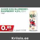 SIIDER KISS BLUEBERRYRASPBERRY 4,5%, 0,5 l