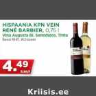 Allahindlus - HISPAANIA KPN VEIN
RENÉ BARBIER, 0,75 l
Vina Augusta Bl. Semidulce, Tinto