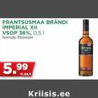 PRANTSUSMAA BRÄNDI
IMPERIAL XII
VSOP 36%, 0,5 l