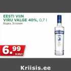 EESTI VIIN
VIRU VALGE 40%, 0,7 l