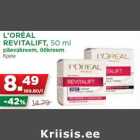 Allahindlus - L’ORÉAL
REVITALIFT, 50 ml
päevakreem, öökreem