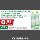 Allahindlus - VICHY VIVAFRESH SIDRUNILAIMIMAITSELINE
GASEERIMATA VESI, 1,5 l