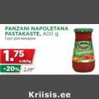 Allahindlus - PANZANI NAPOLETANA
PASTAKASTE, 400 g