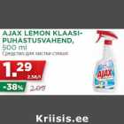 AJAX LEMON KLAASIPUHASTUSVAHEND,
500 ml