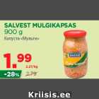 Allahindlus - SALVEST MULGIKAPSAS
900 g