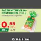 Allahindlus - FAZER MITMEVILJARÖSTKUKKEL
260 g