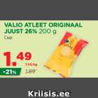 Allahindlus - VALIO ATLEET ORIGINAAL
JUUST 