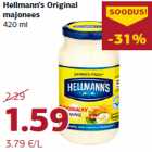 Allahindlus - Hellmann’s Original
majonees
420 ml