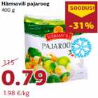 Allahindlus - Härmavili pajaroog
400 g