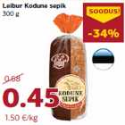 Allahindlus - Leibur Kodune sepik
300 g