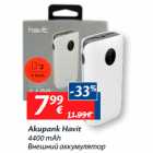 Akupank Havit
4400 mAh
