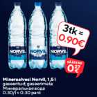 Allahindlus - Mineraalvesi Norvil, 1,5 l