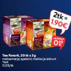 Allahindlus - Tee Favorit, 20 tk x 2 g