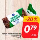 Kanepi-rukkileib täistera
Fazer, 500 g