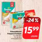 Püksmähkmed
Pampers Premium