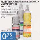 Allahindlus - VICHY VITAMIN KARBONISEERIMATA MAITSESTATUD VESI 0,75 L