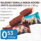 BALBINO VANILLA NINJA KOOREJÄÄTIS GLASUURIS 