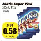 Allahindlus - Jäätis Super Viva
200ml / 112g
3 sorti