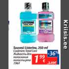 Allahindlus - Suuvesi Listerine, 250 ml