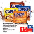 Allahindlus - Müslibatoonid 6-pakk, Corny, 150 g