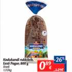 Allahindlus - Kodukandi rukkileib, Eesti Pagar, 800 g