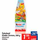 Allahindlus - Šokolaad Kinder ferrero, 200 g