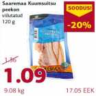 Allahindlus - Saaremaa Kuumsuitsu peekon viilutatud 120 g