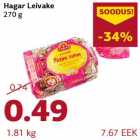 Allahindlus - Hagar Leivake 270 g