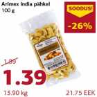 Allahindlus - Arimex India pähkel 100 g