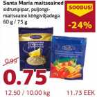 Allahindlus - Santa Maria maitseained sidrunipipar, puljongimaitseaine köögiviljadega 60 g / 75 g