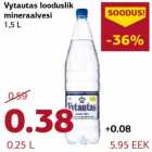 Allahindlus - Vytautas looduslik mineraalvesi 1,5 L