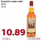 Allahindlus - Scottish Leader viski 40 % 70 cl