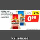 Allahindlus - RuisSipsi mini
rukkikrõpsud, 60 g